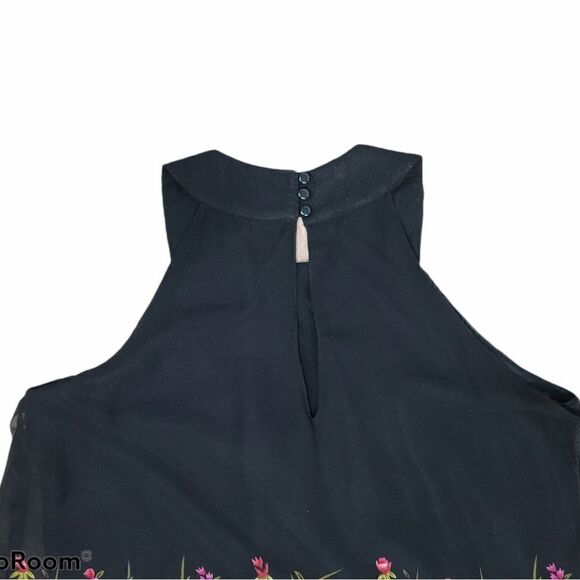 Lola P. Chiffon Shift Colorful Floral C
Black Dress Embellished Neck Pullover XL - Picture 12 of 16
